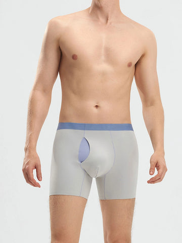 Second Skin Modal Boxer Briefs 6" in Pearl - men’s modal boxer briefs