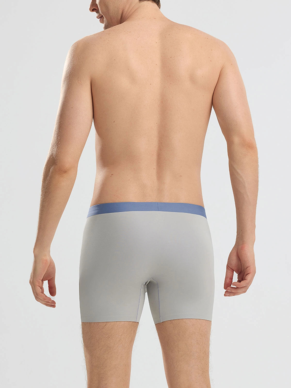 Second Skin Modal Boxer Briefs 6" in Pearl - men’s modal boxer briefs