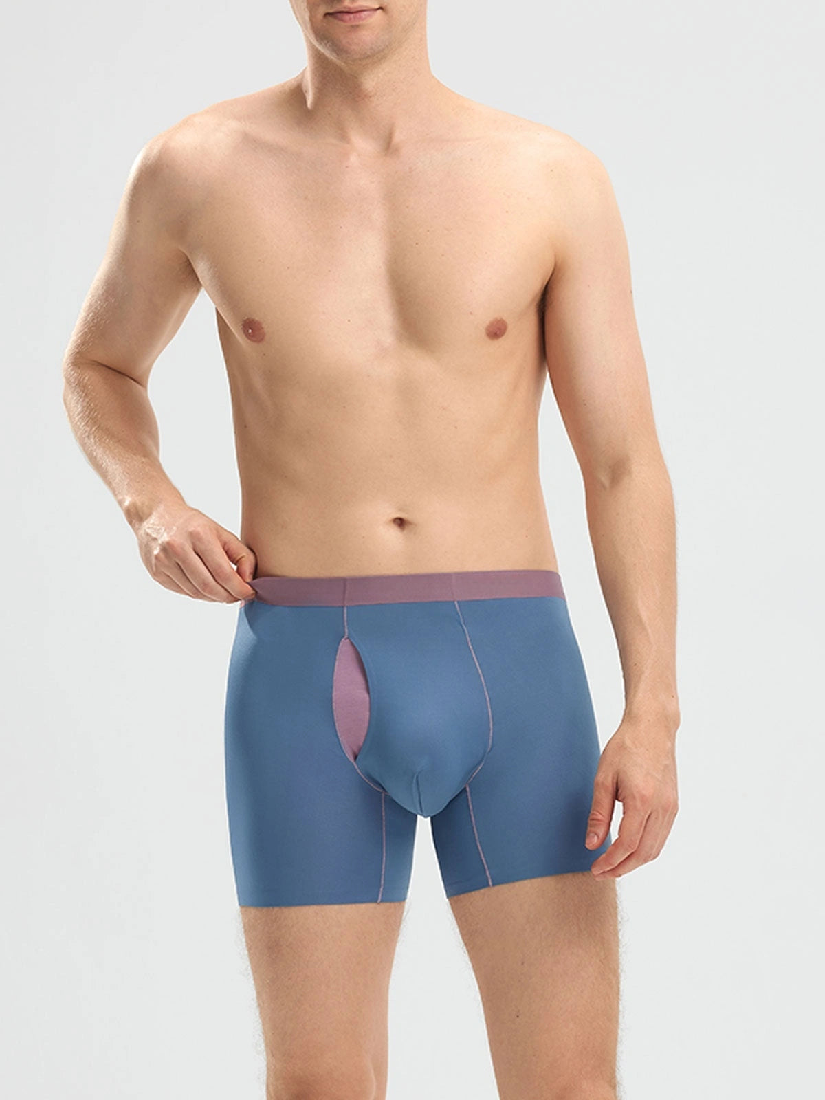 Second Skin Modal Boxer Briefs 6" in Royal Blue - men’s modal boxer briefs