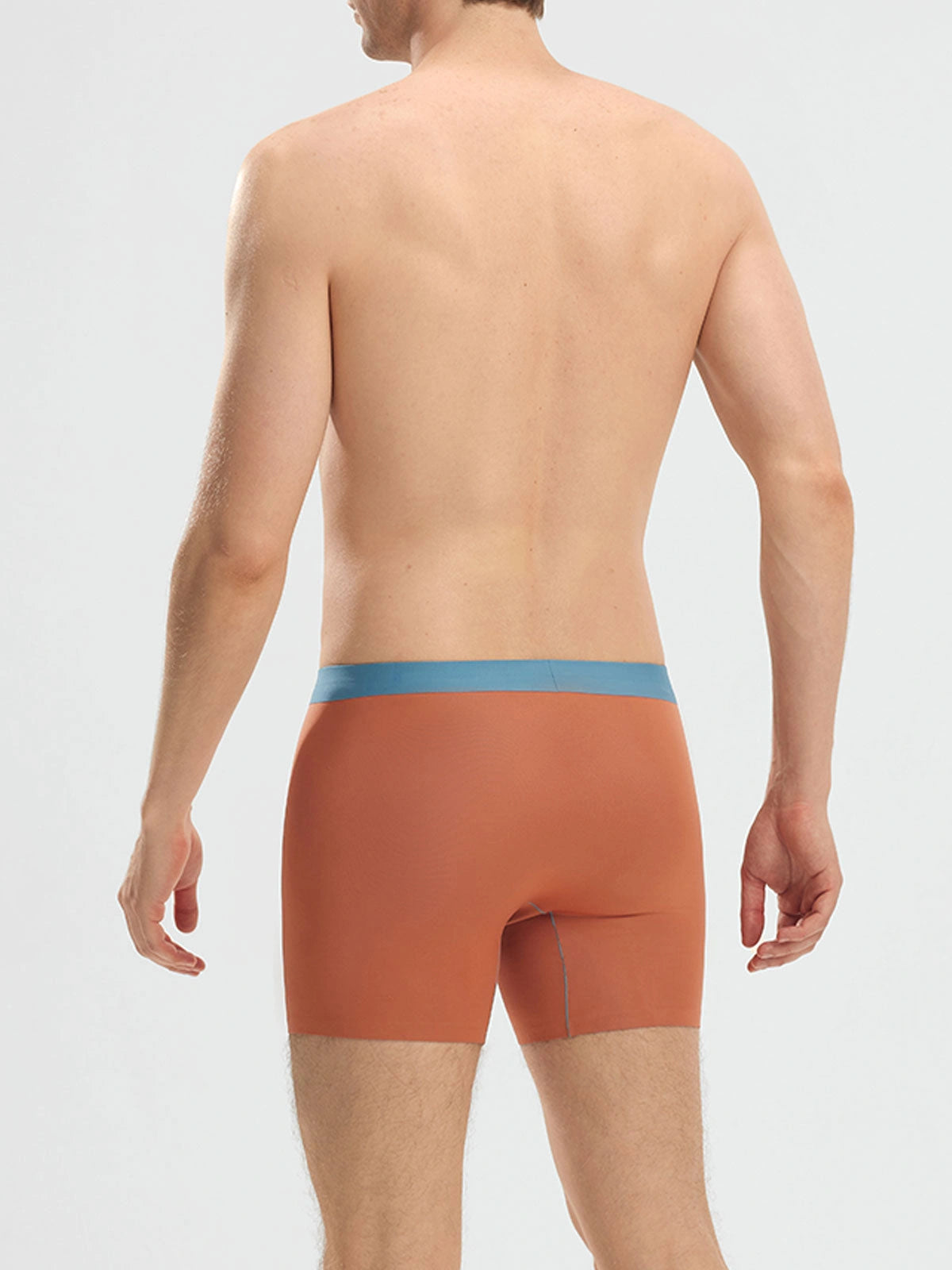 Second Skin Modal Boxer Briefs 6" in Orange - men’s modal boxer briefs
