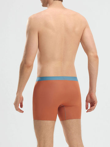 Second Skin Modal Boxer Briefs 6" in Orange - men’s modal boxer briefs
